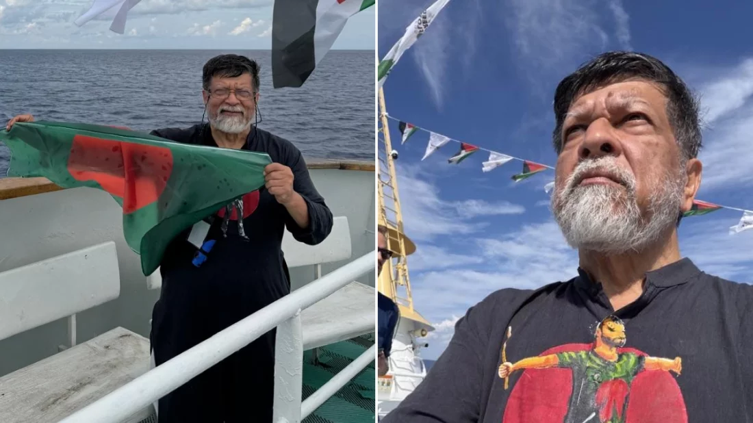 ইসরায়েলের আক্রমণ উপেক্ষা করে, অবশ্যই গাজায় পৌঁছাবো: শহিদুল আলম